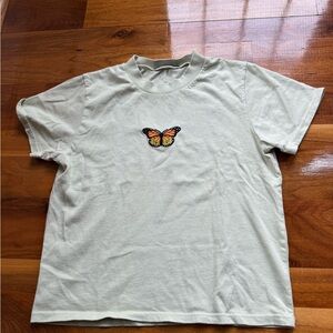 Brandy Melville Light Olive Tee